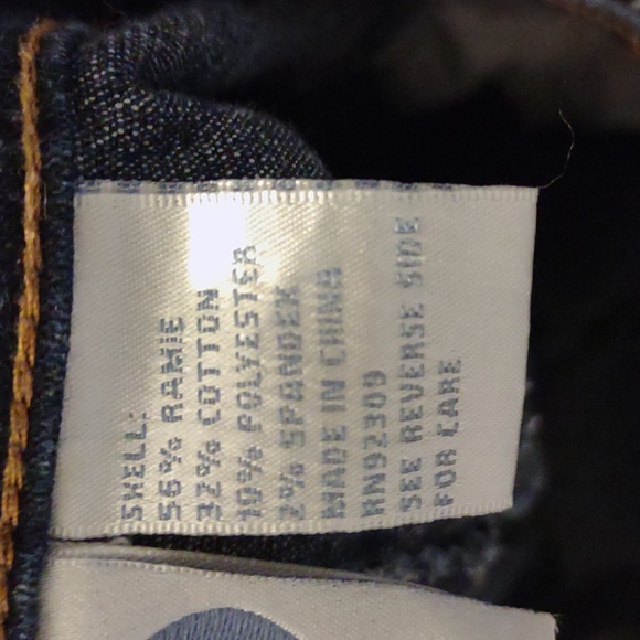 😻🌺DG2 DIANE GILMAN 😶Vintage Patch Recycled Style Jeans pants - Picture 4 of 8